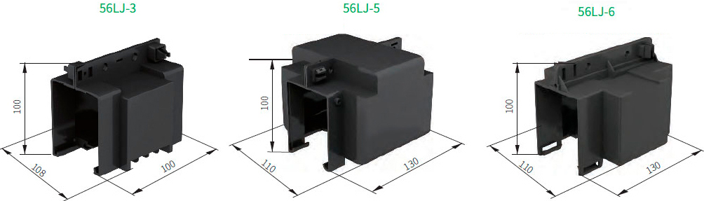 Крышка стыковая серии 56LJ для HFP56 (35A-210A) 
